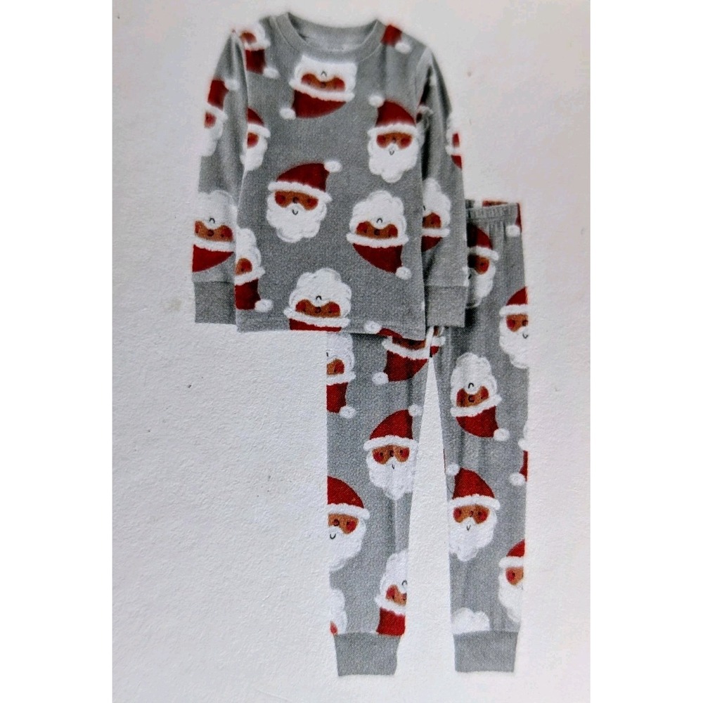 Kids boys girl Carter's Santa Christmas Holiday Pajamas Pj Set Child of Mine 5T